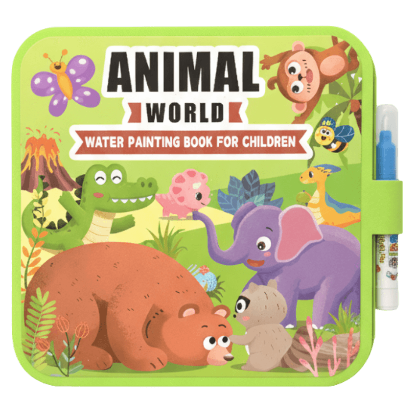 MagicInk™ Mess-Free Coloring Book + Magic Marker