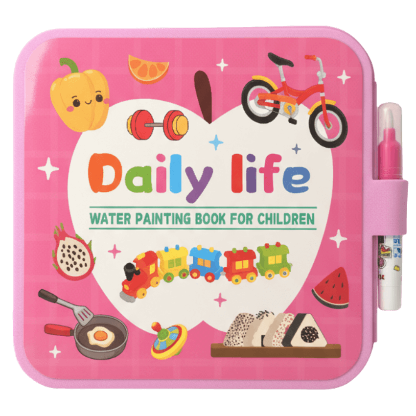 MagicInk™ Mess-Free Coloring Book + Magic Marker