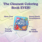 MagicInk™ Mess-Free Coloring Book + Magic Marker