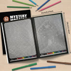 Mystery Mosaics Color by Number Coloring Book
