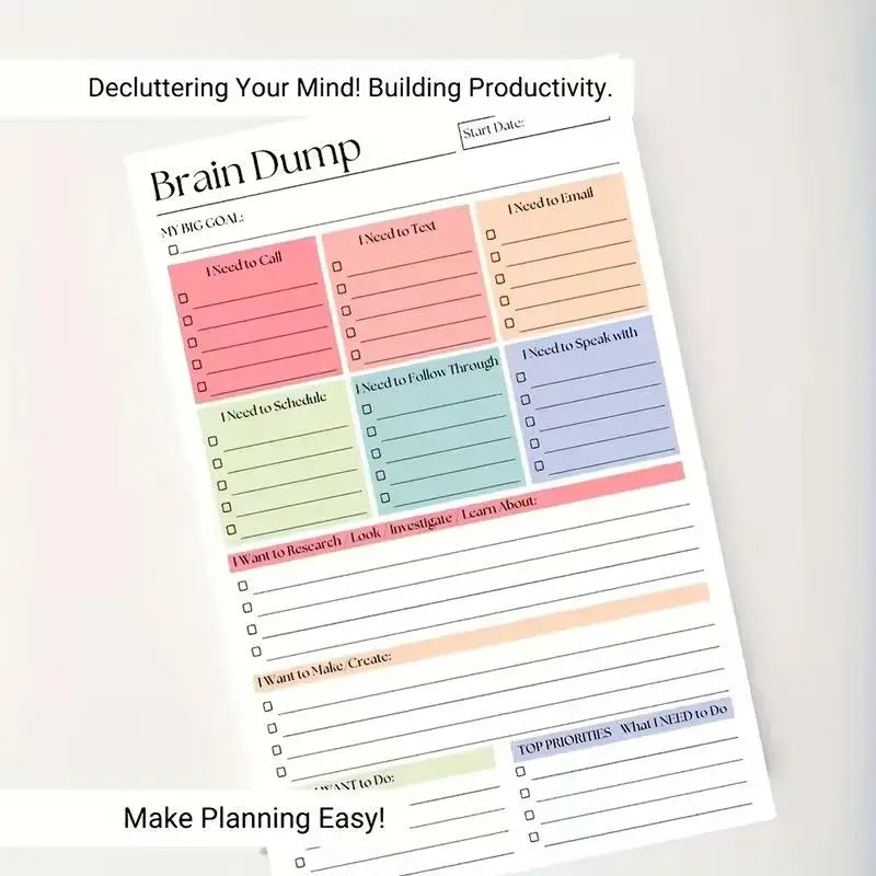 Minimalist Brain Dump Journal image 1