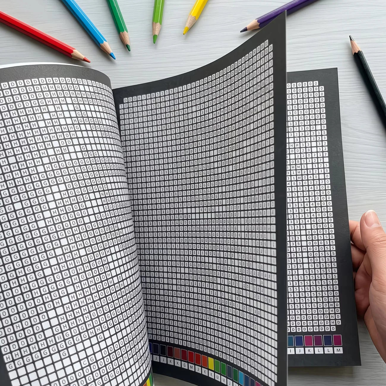 Mystery Mosaics Color by Number Coloring Book