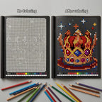 Mystery Mosaics Color by Number Coloring Book
