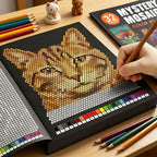 Mystery Mosaics Color by Number Coloring Book