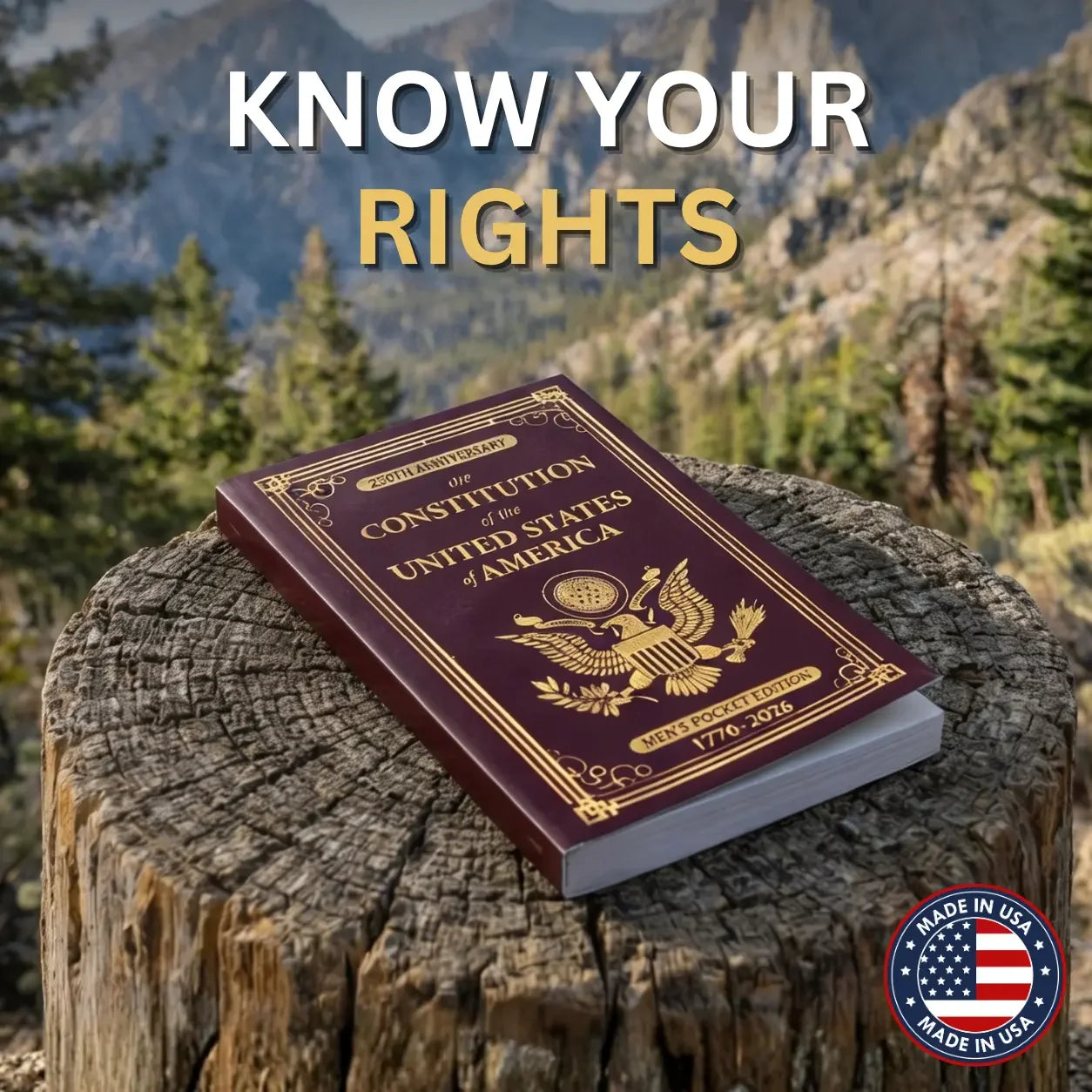 Pocket Constitution & Bill of Rights