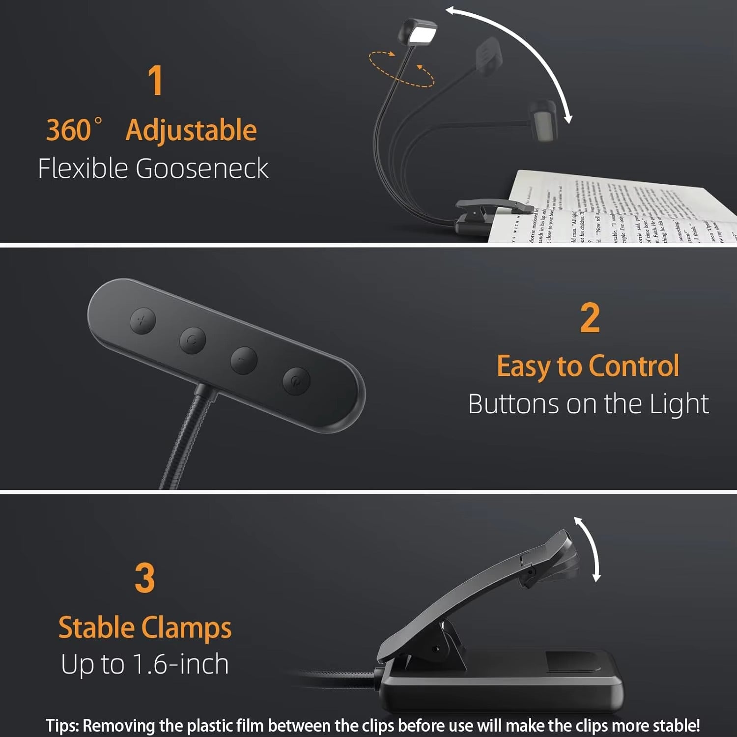 Clip-On LED Book Light